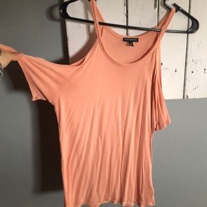 Express open shoulder tee